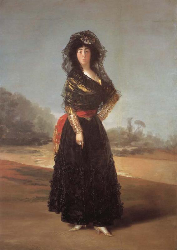 Francisco Goya Duchess of Alba oil painting image